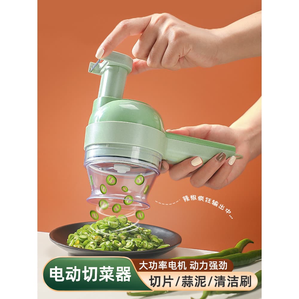 Pratos laterais portáteis máquina de cozinhar picado pimentão anel cebola cortador vegetal picado gengibre picado alho f