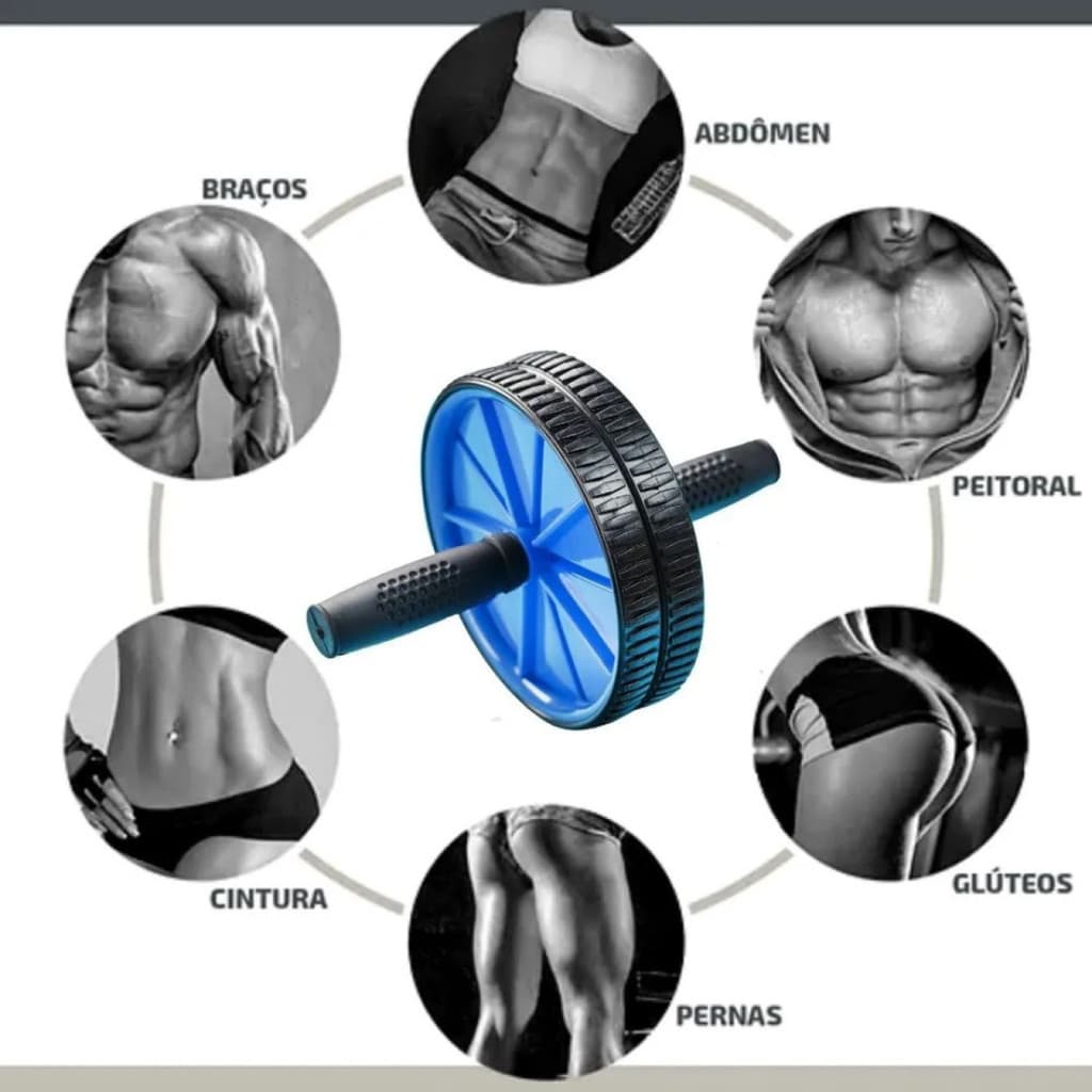 Rolo De Exercícios Abdominais Treine Onde E Quando Quiser