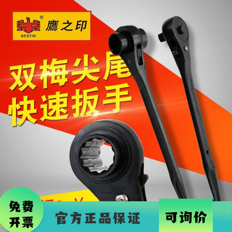 Ferramenta de vedação de águia, chave de catraca de cauda pontiaguda torx dupla/chave rápida/chave de soquete torx de di
