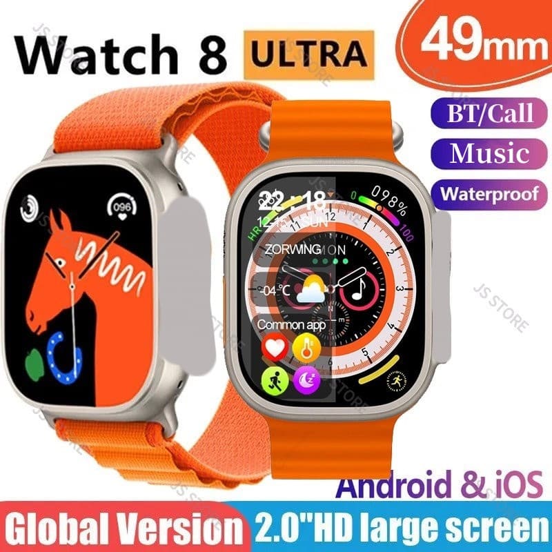 Relógio Inteligente T800 Ultra Smartwatch À Prova D'água T900 Ultra2 Digital Masculino Feminino Relógio NFC Calculadora