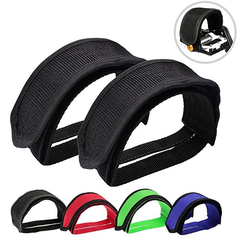 1 Par Nylon Pedal Da Bicicleta Tiras Clipe Toe Pé Cinto Cinta Adesivold Adhesivel Bicicleta Pedal De Fita Fixa Engrenage