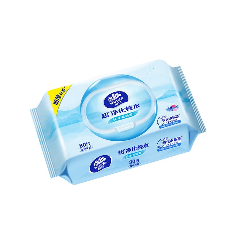 Vida Lenços umedecidos Ultra-Evolution Água Pura 80 Peças 1 Pacote Doméstico Acessível Limpeza Higiênica Não Irritação R