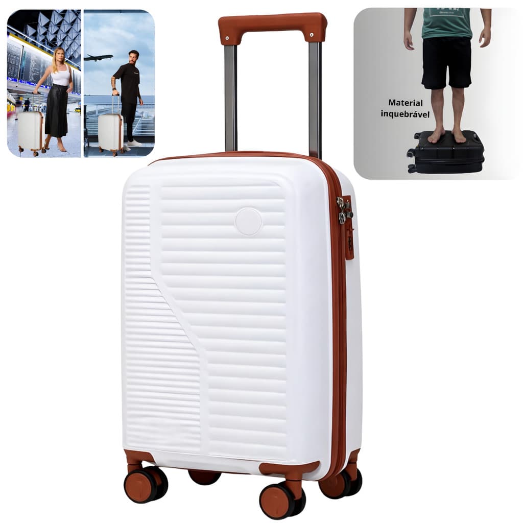 Mala De Viagem 10kg Bordo Anac Polipropileno Inquebrável