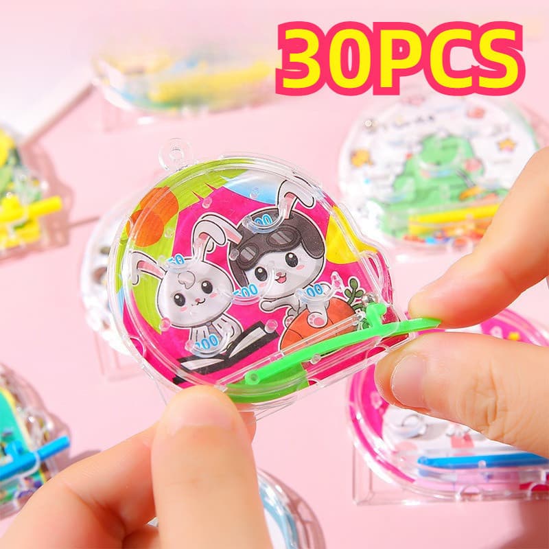 30pcs Mini Discos Pinball Máquina Pontuação Criativo Crianças Jogo Tabuleiro Dos Desenhos Animados Brinquedos Portáteis