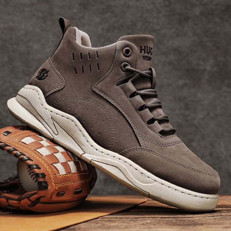 Sapatos de alta qualidade masculinos outono inverno montanhismo botas Martin de cano alto masculino Casual velo quente b