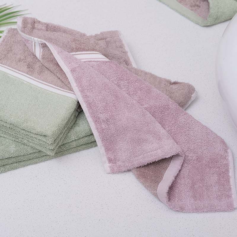 Genuíno Oria fibra de bambu High-End Jacquard toalha de limpeza toalha de banho toalha quadrada XMR2005