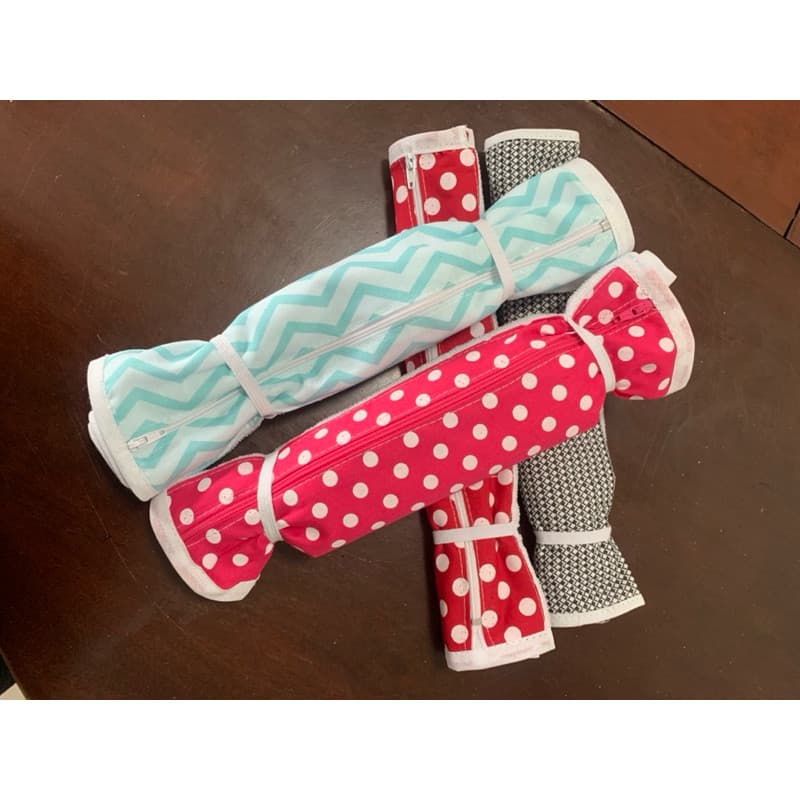 Necessarie organizadora com toalha de tecido