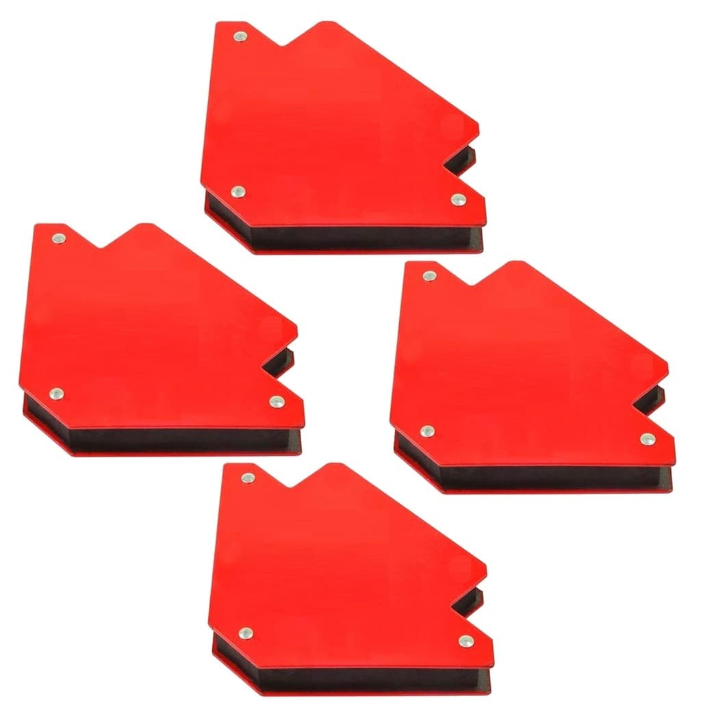 Kit 4 Esquadros Magnéticos para Solda 11Kg 25LB Charbs