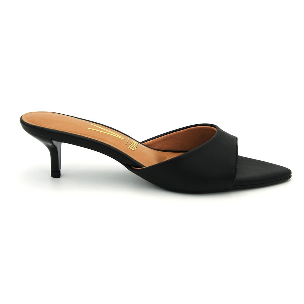 Tamanco Vizzano Original 6576.101 Salto Bico Fino Moda Feminino