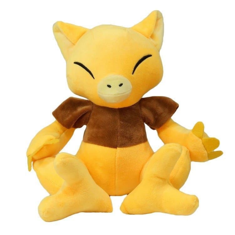 26cm Anime Pokémon Pelúcia Abra Tipo Psíquico Monstro De Bolso Bicho De Travesseiro De Algodão Sofá Boneca Presente De F