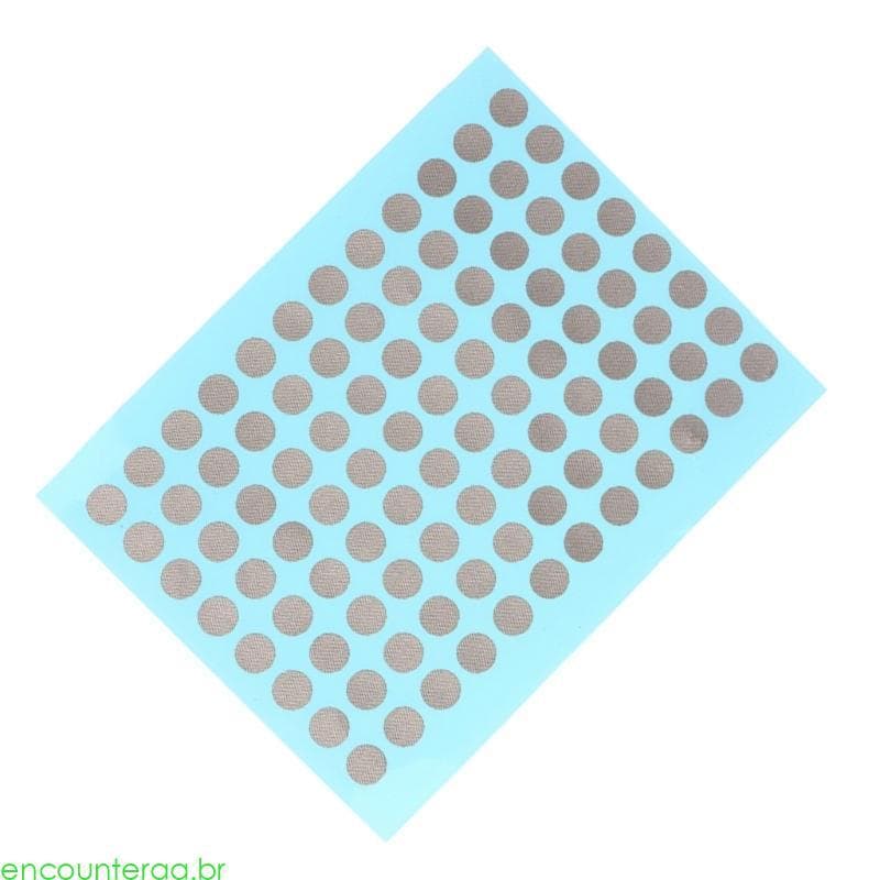 Encontrora 96 Peças 6mm Remendos Reparo Condutor Fixação Botão Elétrica Para Controle Remoto E Jogo Mas