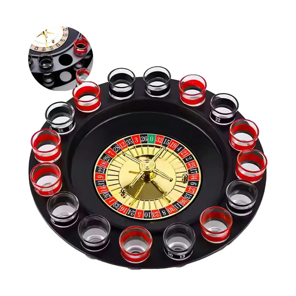 Jogo Roleta Drink Com Copod de Shot