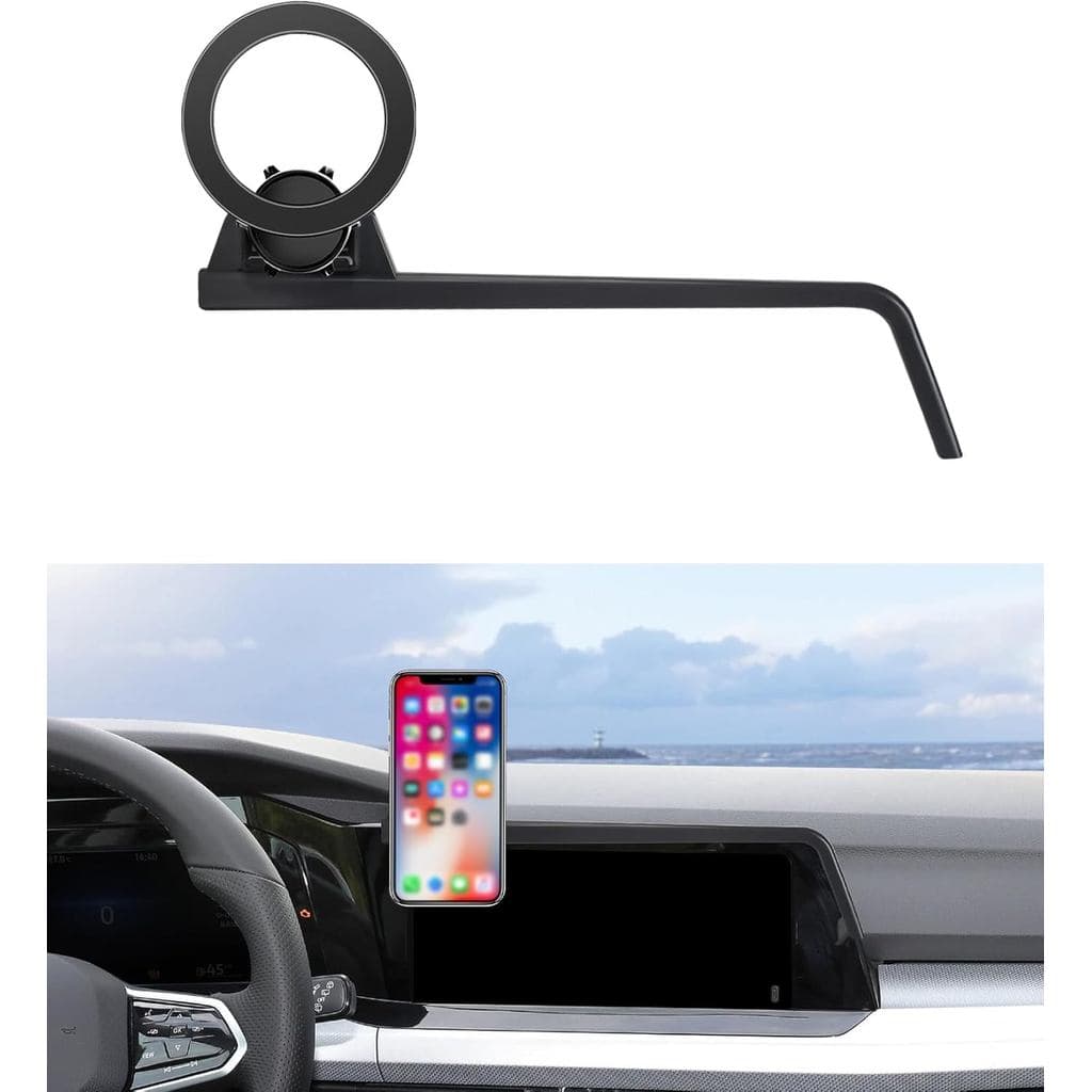 Suporte de Telefone para Carro para VW Golf GTI/VW Golf R 2022-2024, Acessórios para Tela de 8,25/10 Polegadas, Clipe Fi