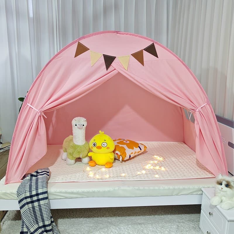 Crianças colcha tenda cama tenda interior pequena casa dormir mosquiteiro Anti-mosquito capa meninos meninas Playhouse