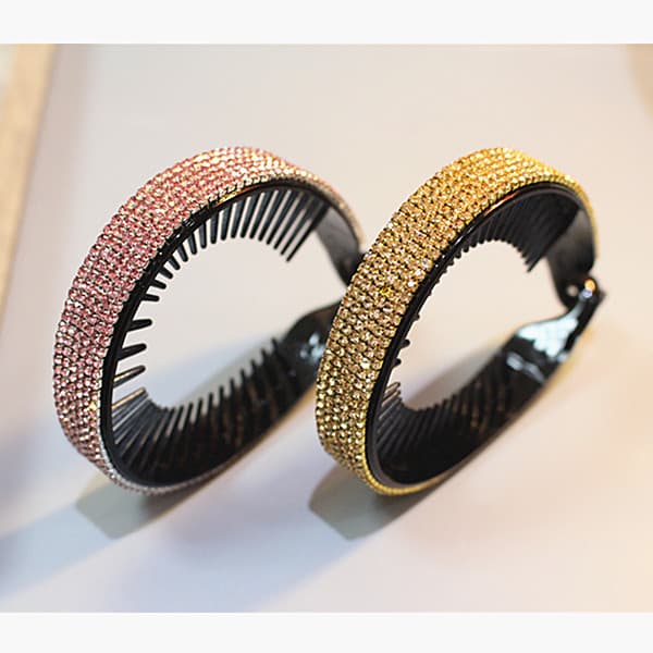 Acessórios de cabelo autênticos coreanos strass flor Bud cocar placa captura de cabelo versão coreana clipe de cabelo re