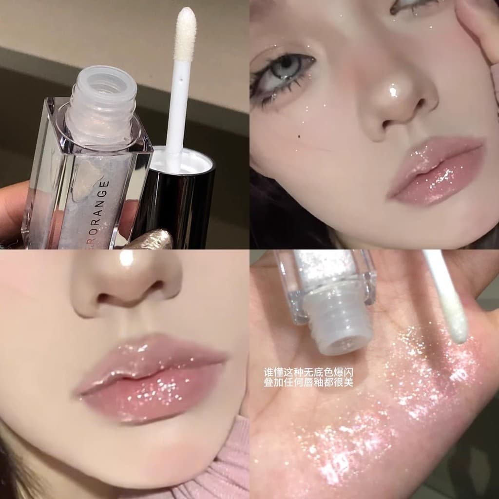 Aviso de Flash!Espelho hidratante vidro brilho labial hidratante Dudu lábio perolado fino brilho batom brilho labial bri