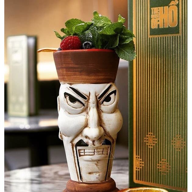 Bar Jucai Comércio Exterior Rosto tiki Copo Cerâmica Tiki Copo Careta Copo de Cerâmica tiki Cocktail Glass