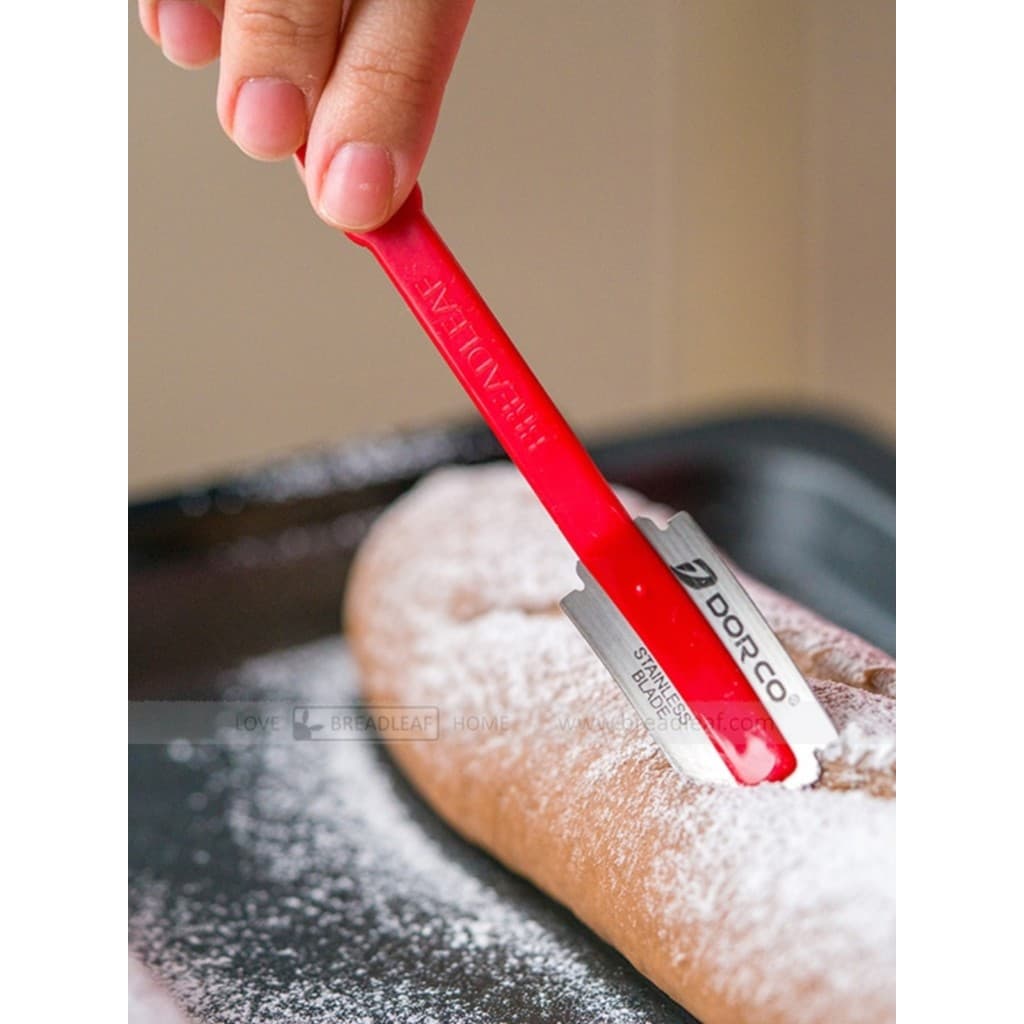 Faca de corte curvada Baguette macio europeu ferramenta de corte especial saco de corte de pão europeu aço inoxidável co