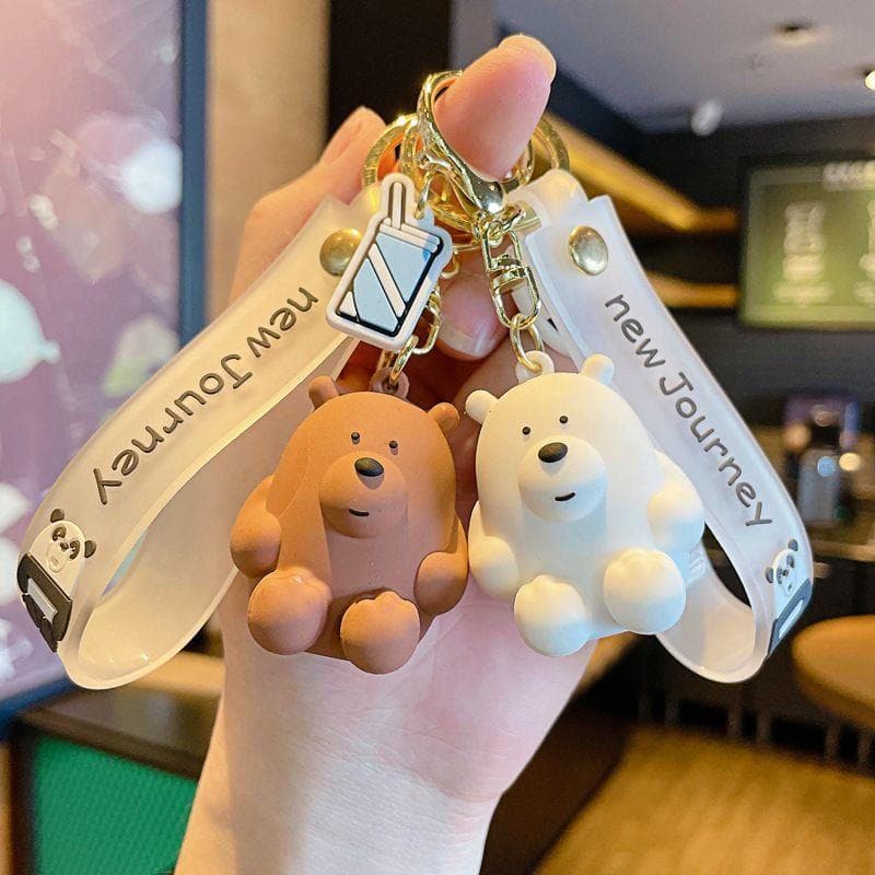 Hanxiong Chaveiro PVC Chaveiro Casal Pingente Bolsa Pingente Pequeno Presente Pequeno Presente de Formatura
