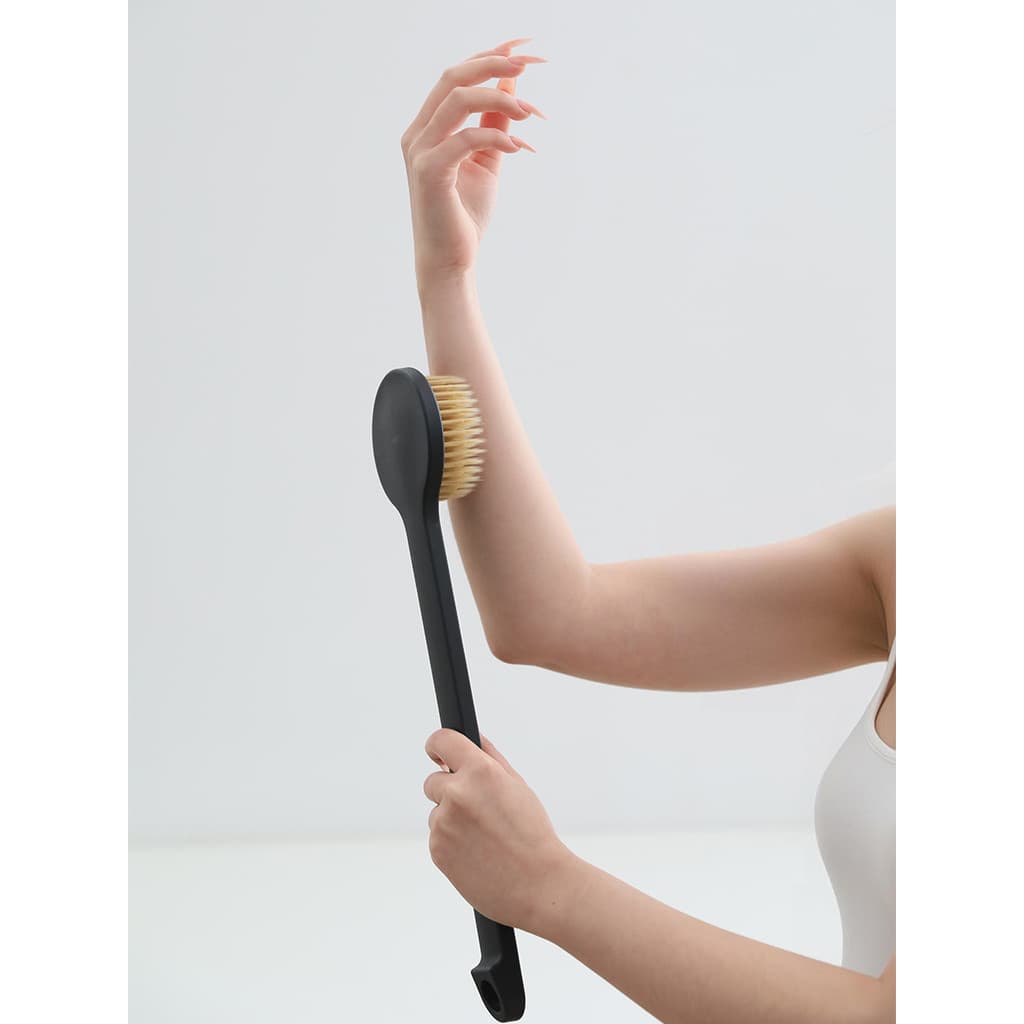 Escova de banho japonesa com cabo longo, escova de banho para esfregar as costas, ferramenta útil, escova de cabelo maci