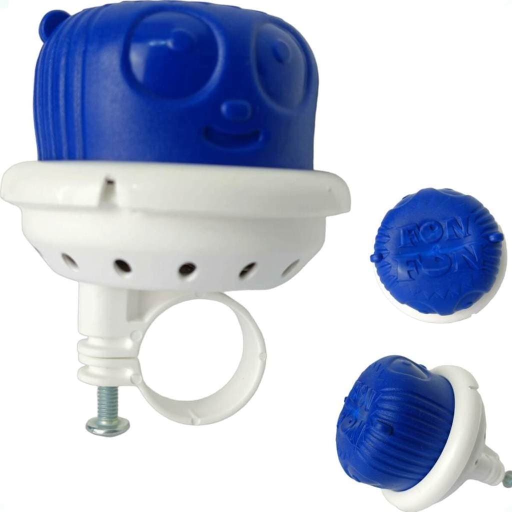 Buzina Colorida Fon Fon New Face Bike Criança Infantil Azul