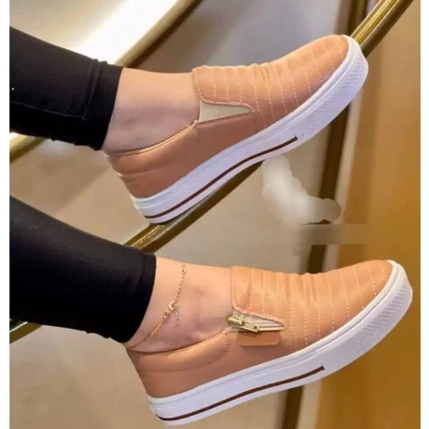 Tenis sapatilha slip on feminino casual leve macio confortavel perfeito trabalho escola passeio festa dia das maes