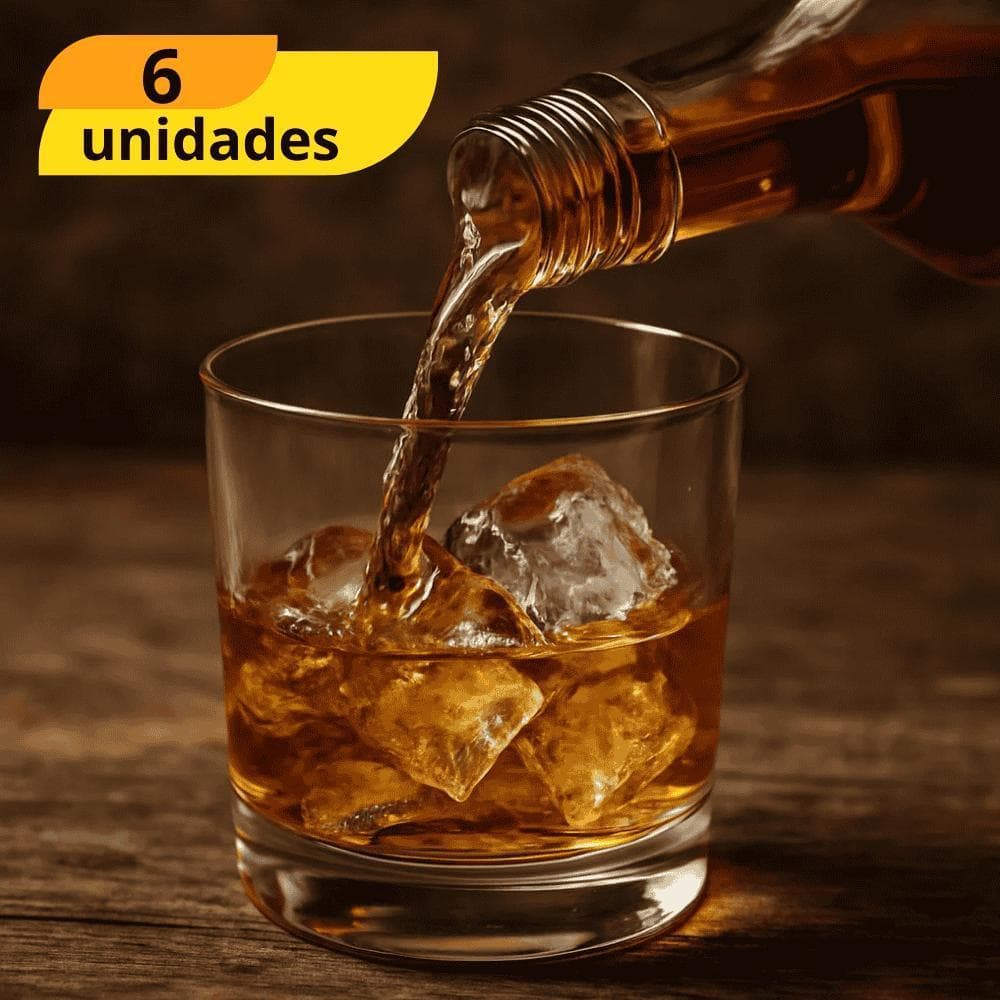 Copo Bar Rocks Whisky 265Ml  - Cx 6 Unidades