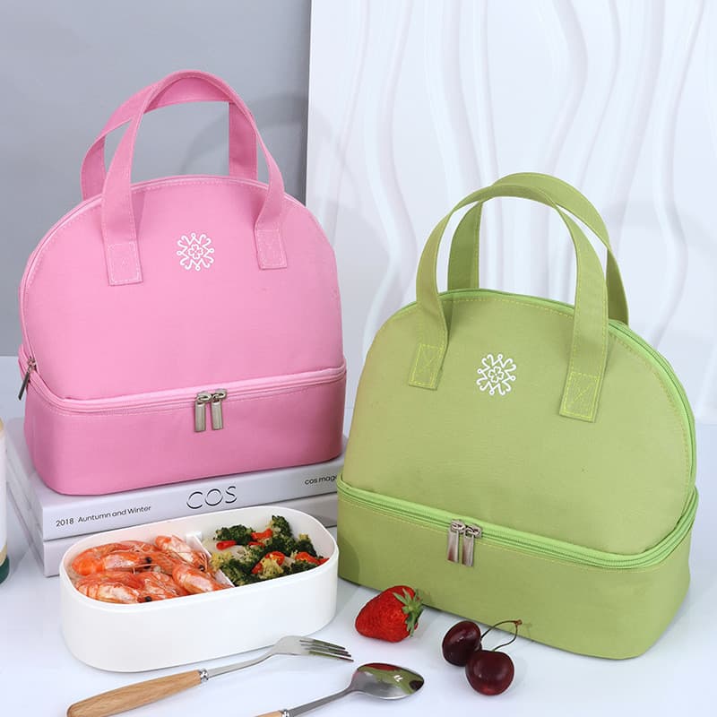 Lancheira térmica, bolsa de almoço portátil de grande capacidade para estudantes e trabalhadores de escritório, bolsa de