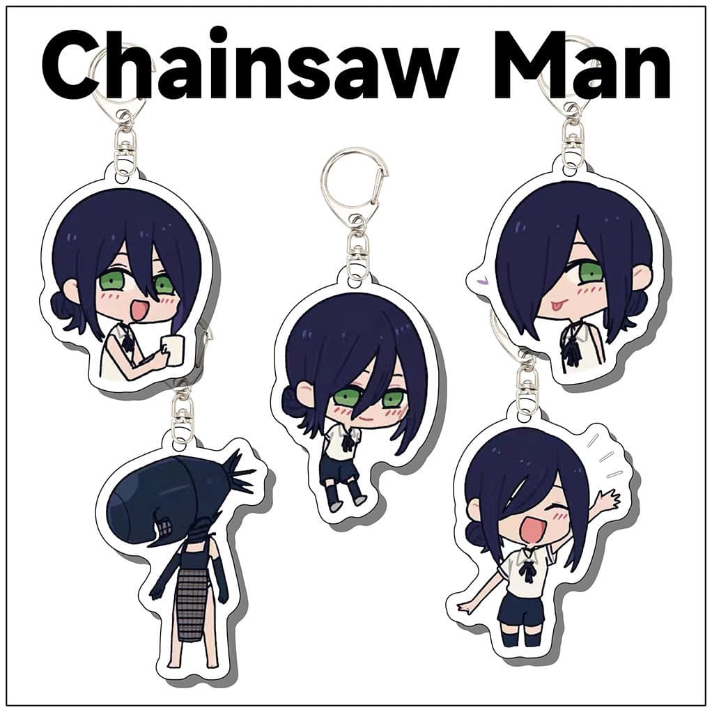Chaveiro Feminino de Anime "Chainsaw Man" em Acrílico Reze ‌     Acessórios de pingente, presente para amigos, Denji ‌