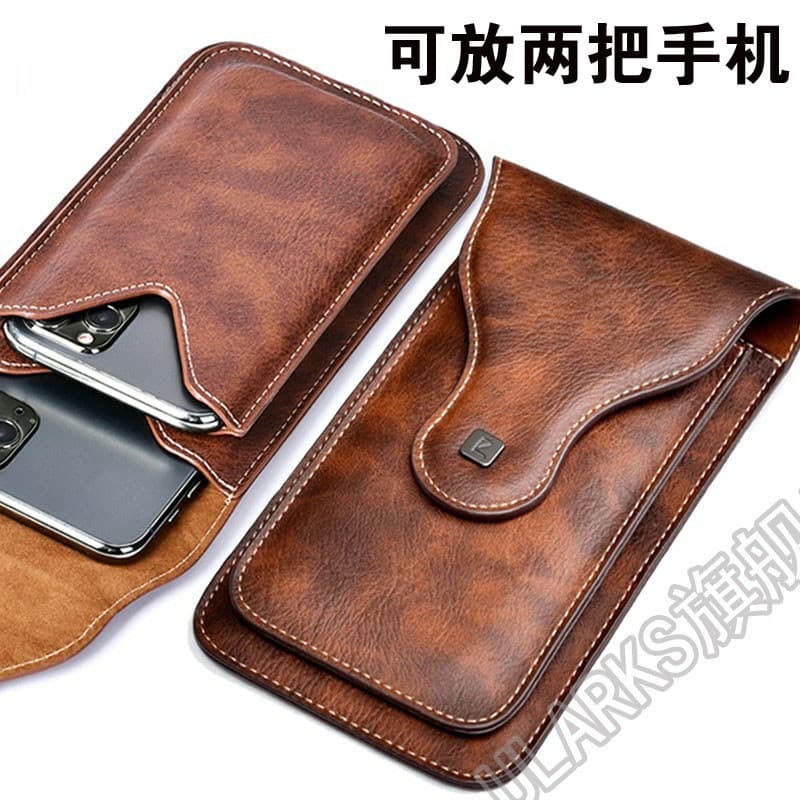 Bolsa para celular pai idoso de meia-idade, bolsa de cintura masculina, cinto de uso de tamanho grande, cintura suspensa