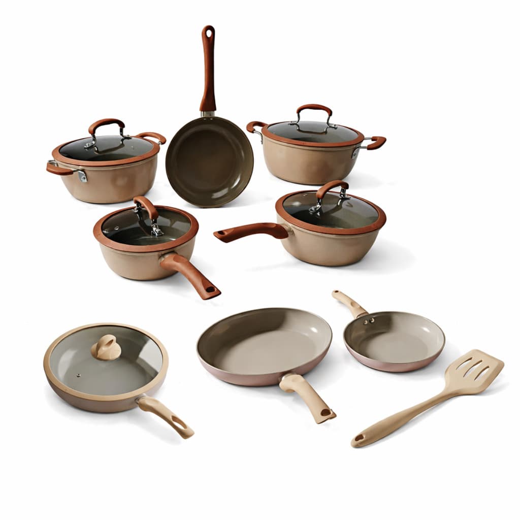 Jogo de Panelas 5 Peças + Wok 28cm + Frigideiras Baesh