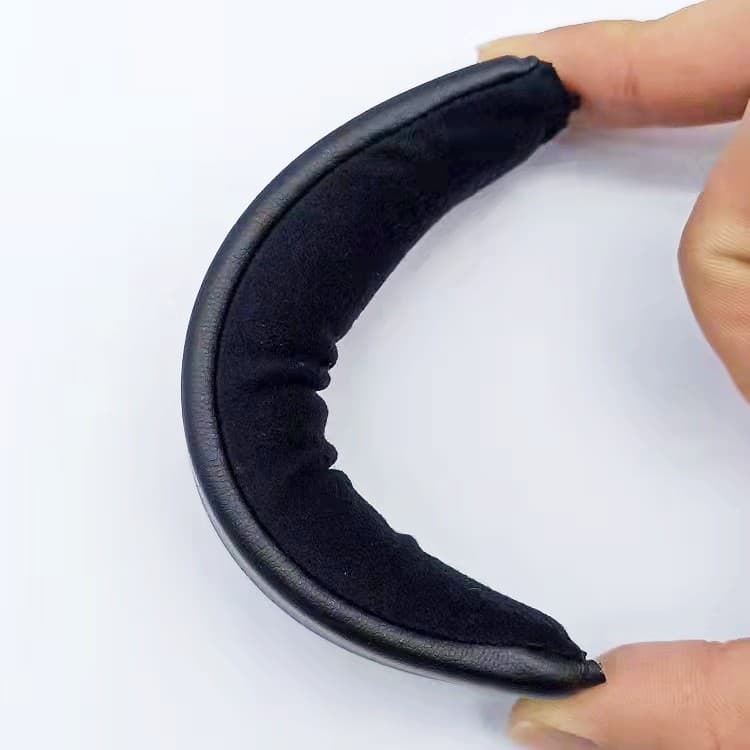 Adequado para Dr. Bose QC25 QC35 capa de feixe de cabeça esponja feixe cruzado capa de couro concha cabeça feixe almofad