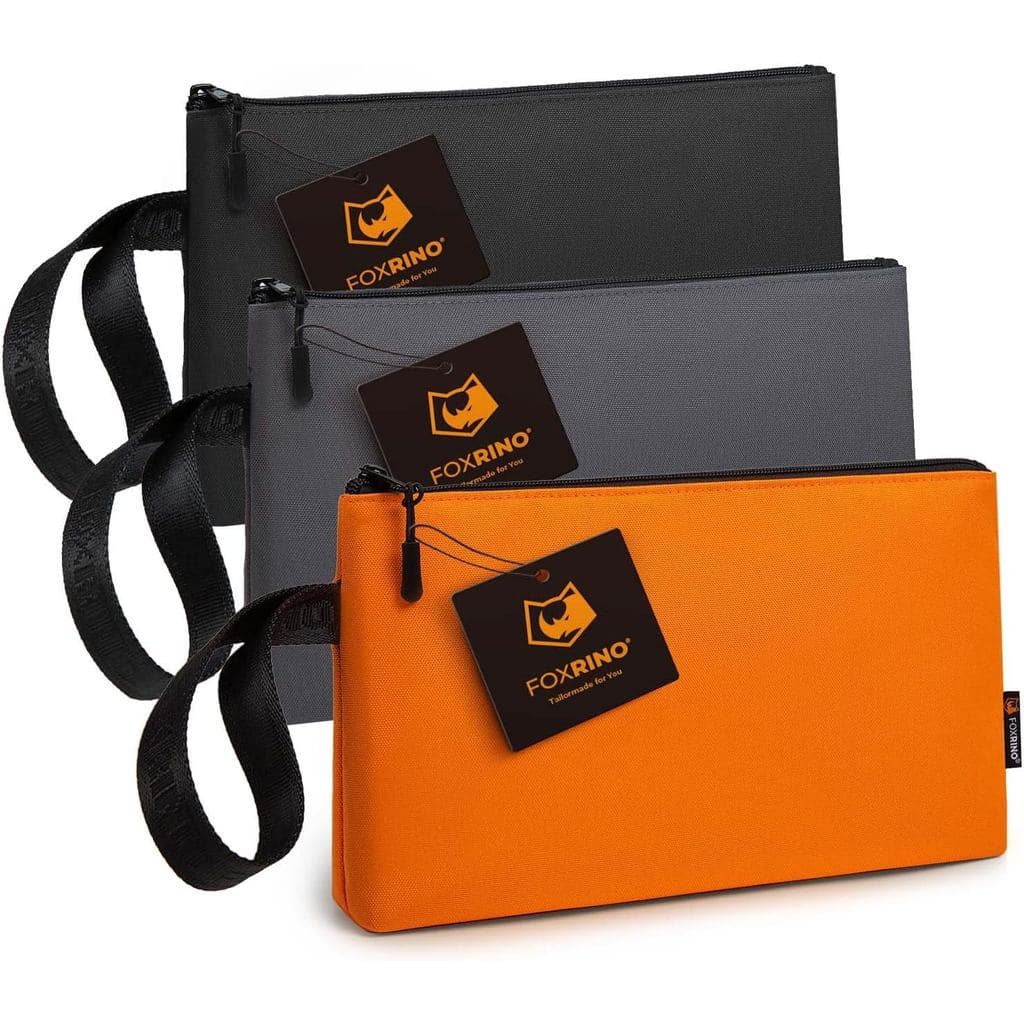 Bolsa para Ferramentas 1110, Bolsa Pequena para Ferramentas de Alta Resistência com Zíper YKK, Bolsa de Armazenamento Mu