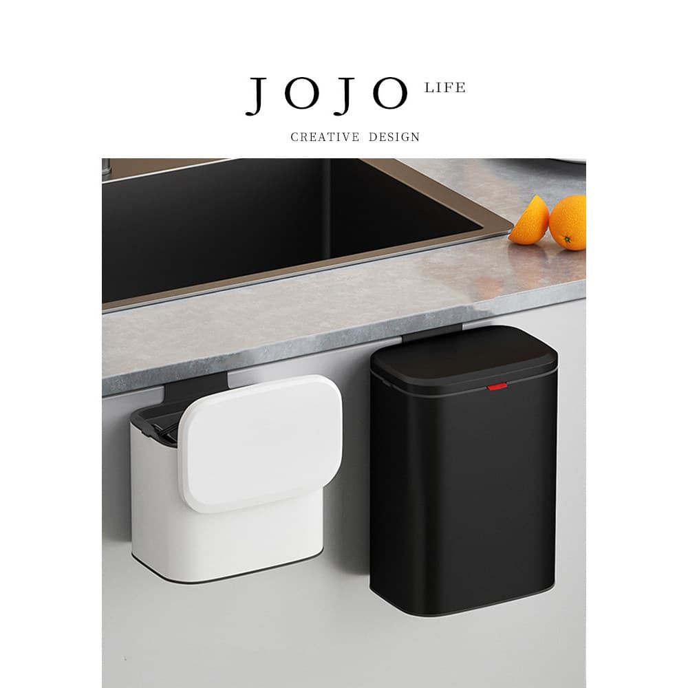 JOJO ''SL. PD PD PD PD PD PD PD PD PD PD PD PD PD PD | Lixeira de cozinha montada na parede, mesa de armazenamento domés