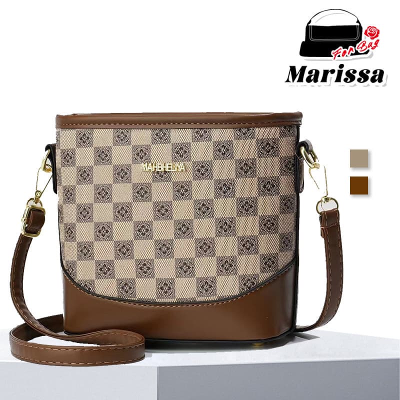 Marissa Bolsa Feminina Bucket com Estampa Premium Bolsa Transversal ou de Ombro com Acabamento de Luxo
