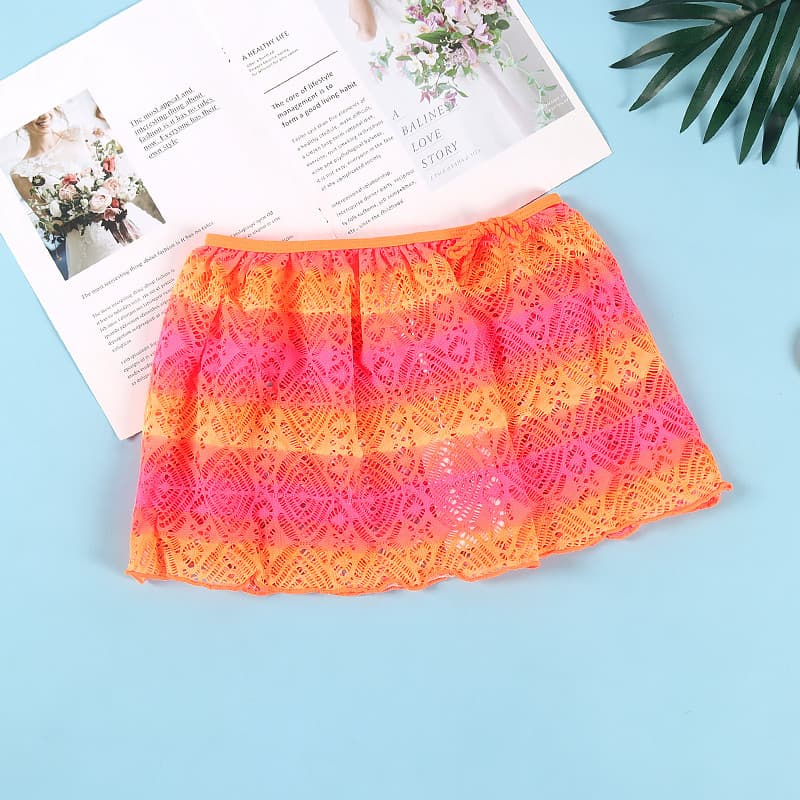 Xiaoke desconto crianças natação malha saia meninas bonito moda protetor solar Shorts de secagem rápida saia de malha pr