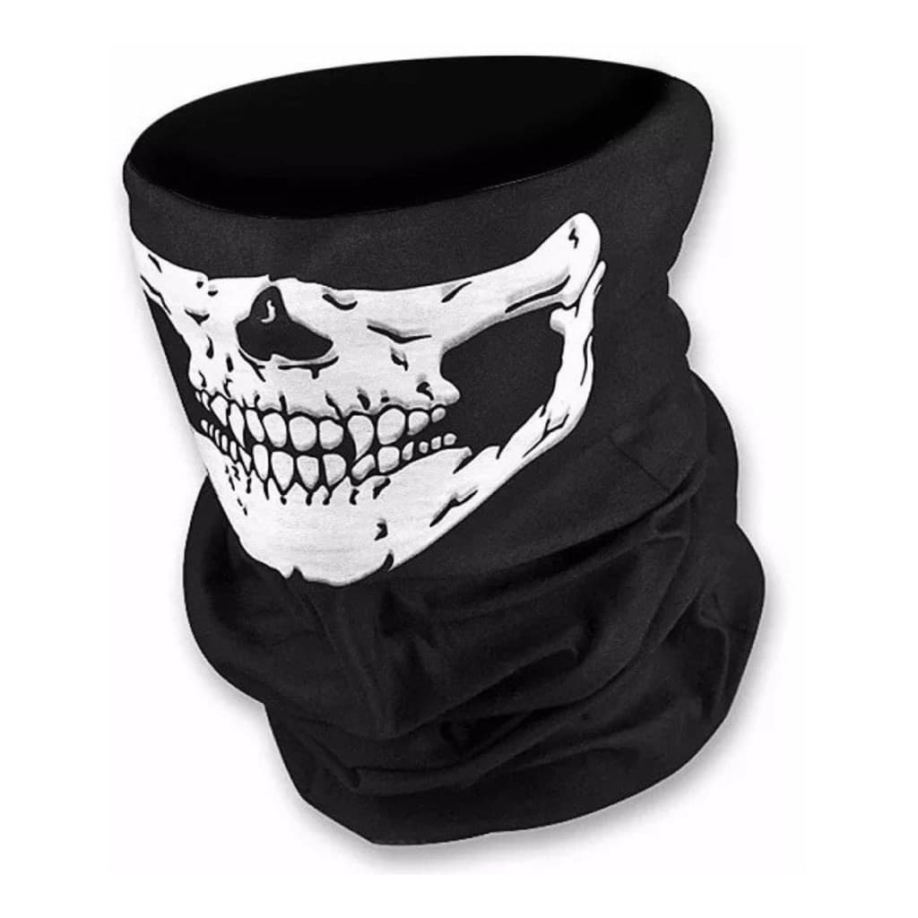 Balaclava de Caveira, Bandana, Máscara Ninja, Acessório para Motociclistas, Peças para Motocicleta, Ciclismo 2L1R