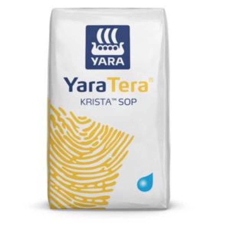 Sulfato De Potássio Krista Sop Yara Hidroponia Foliar 25 Kg