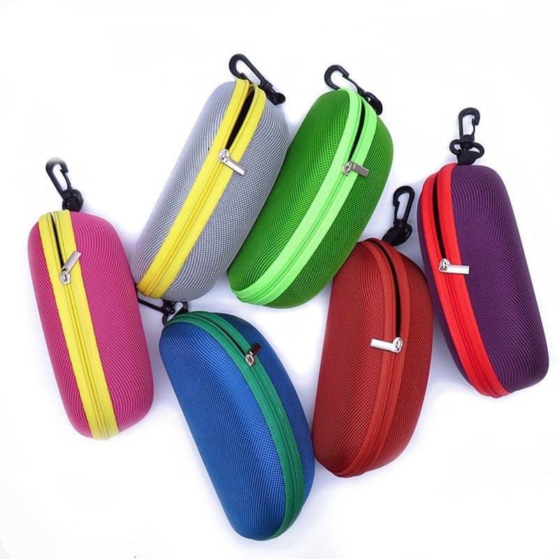 Nova Bolsa De Óculos De Sol Da Moda Feminina E Masculina Caixa EVA Com Gancho