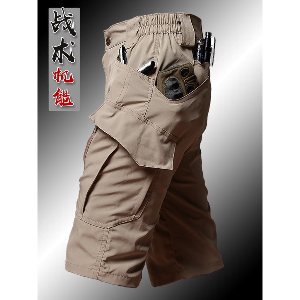 Macacão tático Shorts ao ar livre exército dos eua Casual verão de secagem rápida fino camuflagem treinamento cinco pont
