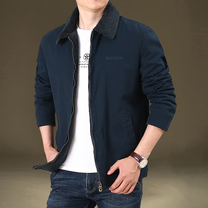 2025 novo estilo jaqueta acolchoada de algodão masculina jaqueta de inverno solta lã grossa acolchoada jaqueta de algodã