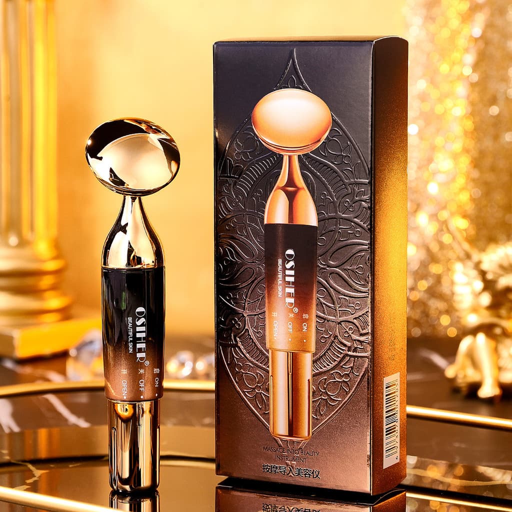 Instrumento de beleza eletrônico tampa Facial máscara essência instrumento de importação vibração massagem hidratante ba