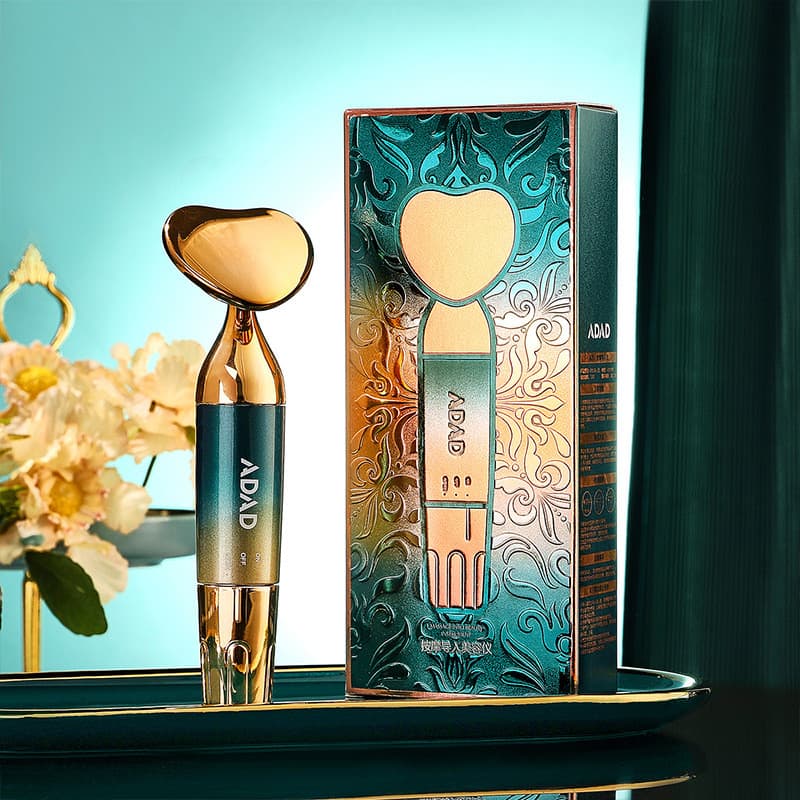 Importador de beleza elétrico ADAD promove absorção de pele, massageador Facial vibratório, modelagem Facial em V