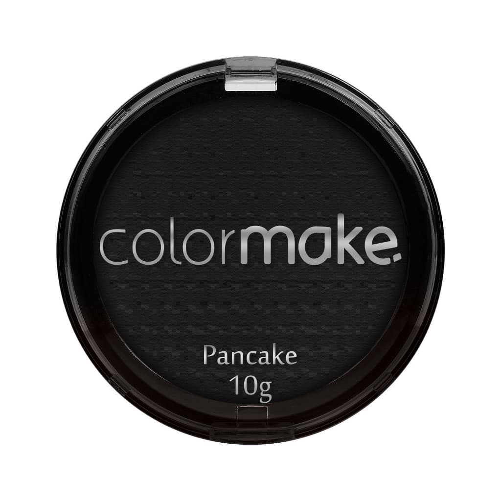 Pancake Base Facial Preto Colormake - maquiagem artística para festas, teatro e eventos