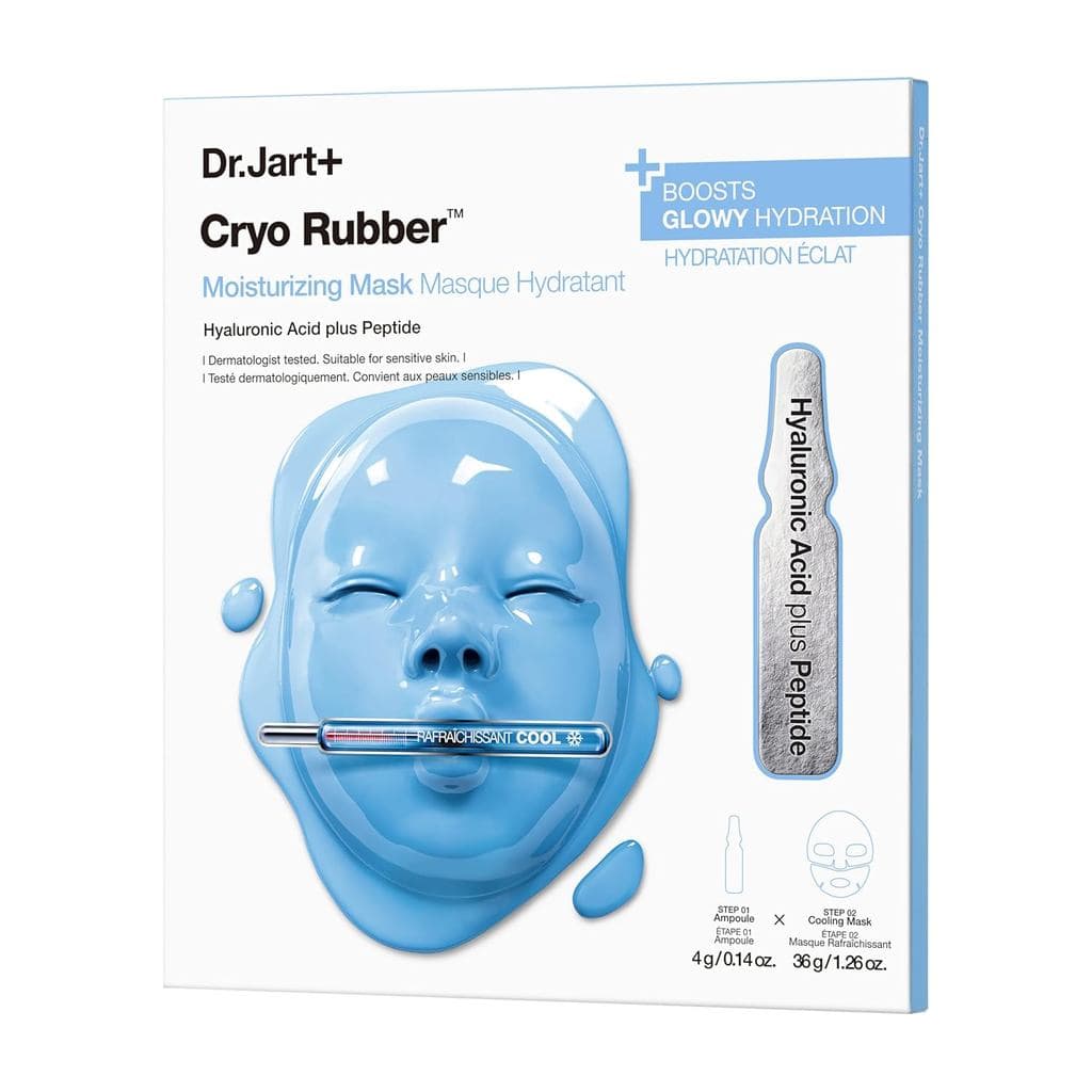Máscara Refrescante Dr.Jart+ da Coreia com Ampola de Sérum | Cuidados com a pele coreanos | Tamanho para viagem