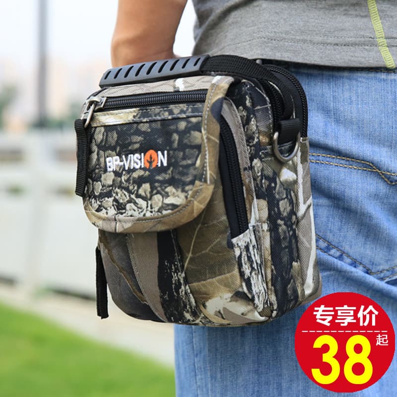 Ao ar livre multifuncional masculino usar cinto saco 20cm saco do telefone móvel Casual bolsa de ombro à prova dwaterpro