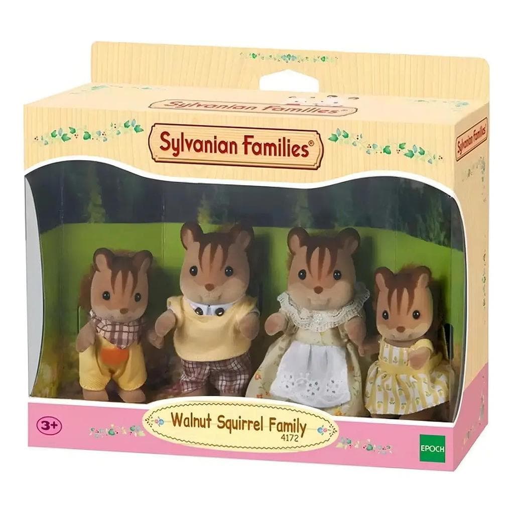 Familia dos Esquilos Noz - Sylvanian Families 4172 Epoch