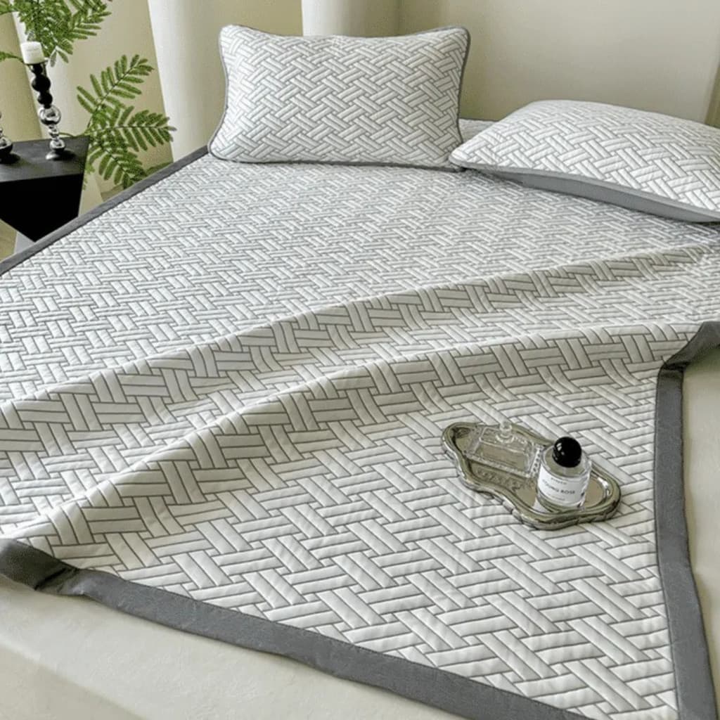 Almofada Refrescante Premium Gelada Anti Calor para Verão Tecido de Toque Frio Imediato Queen 2 Fronhas 138×188CM