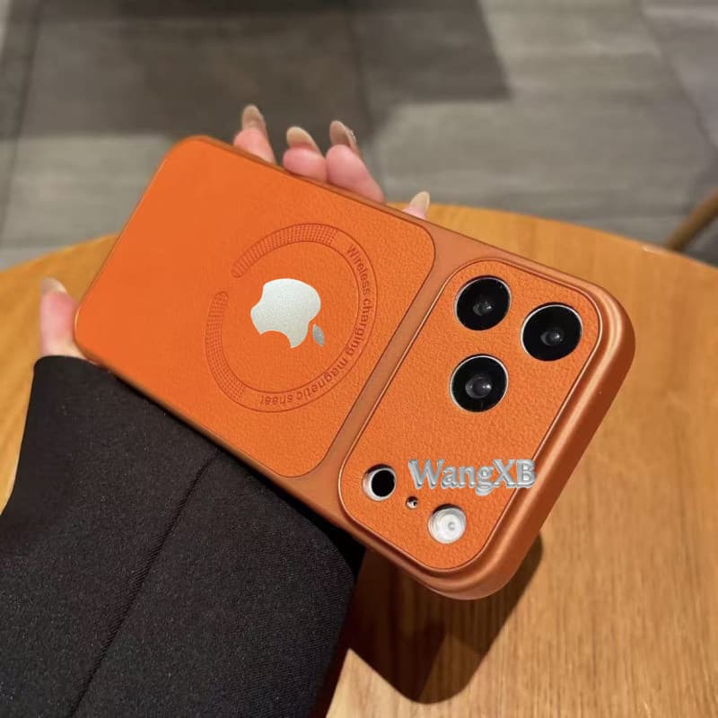 Capa De Couro Magnética De Alta Qualidade É Adequada Para iPhone 17 , 16 , 15 , 14 , 13 , 12 , 11 Pro Max . Fornece Pr