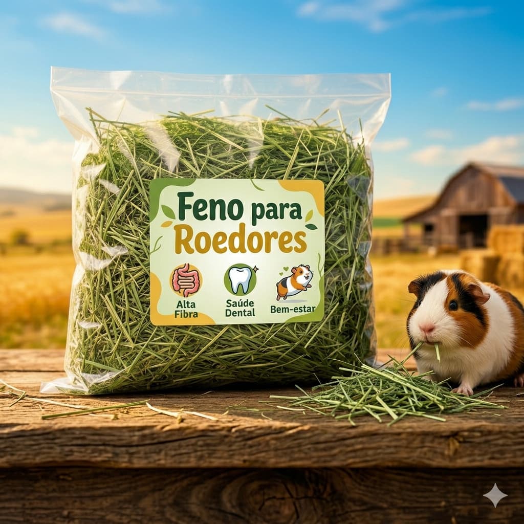 2Kg de Feno Super Premium - Verdinho - Envio Imediato.